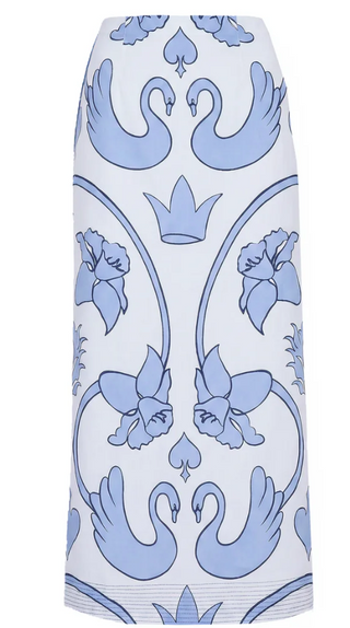 Aspen Skirt, Monaco Celeste