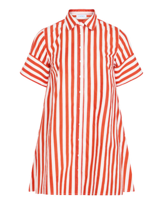Dock Dress, Red Stripes