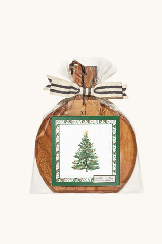 Home for Holidays Acacia Bevel Board