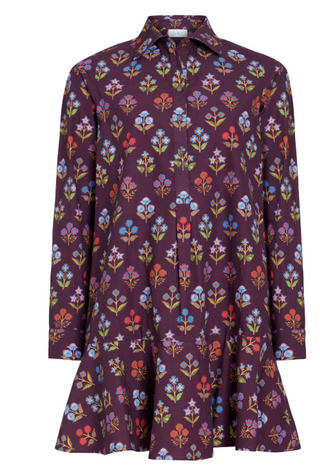 Polly Dress, Holiday Flowers