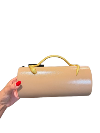 Cleo Clutch, Beige
