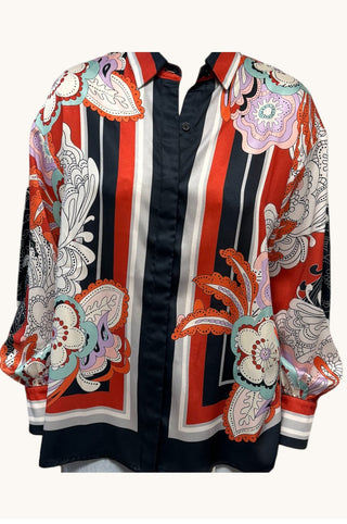 Opera Rouge Oversize Top