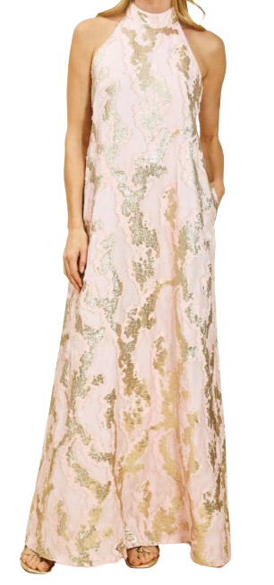 Adelina Gown, Blush Gold