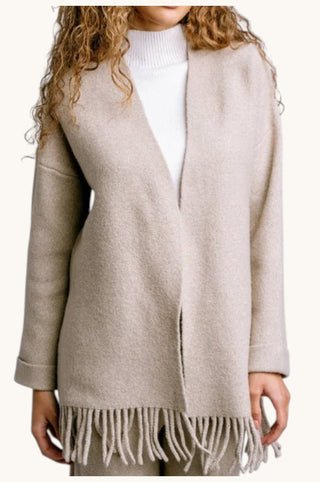 Sachi Cardigan, Warm Wheat