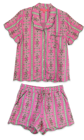 Cabana Pink Stripe PJ Set