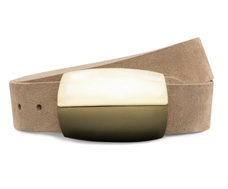 Milou Domed Suede Belt