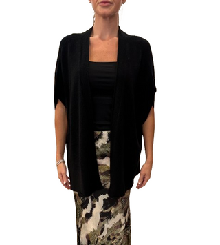 Dolman Knit Cardigan, Black