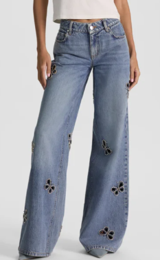 Amazing Lr Embell Cutout Jean