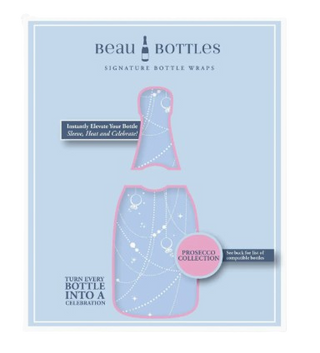 Beau Bottles Blue Pearls and Prosecco