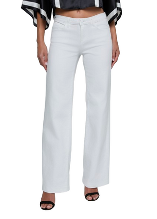 Joanne LR Wide Leg, Blanc