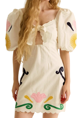 Greta Dress, Off White