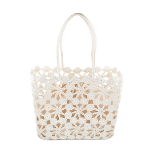 The Muse Beach Bag, White