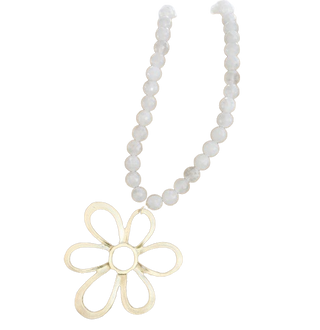 Abstract Daisy Necklace
