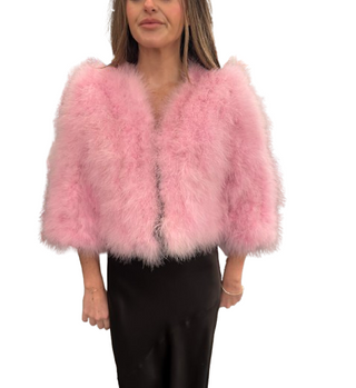 Fur Jacket, Pink