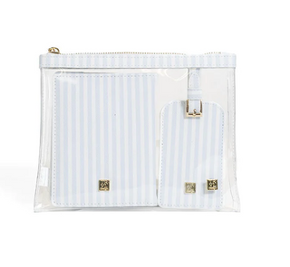 Light Blue Stripe 3 piece TRVL Set