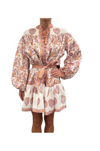 Annabelle Dress, Yellow Multi