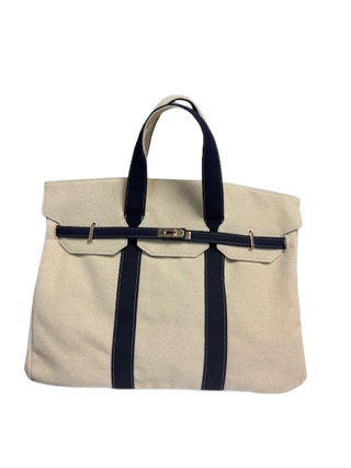 Preppy Boat Tote, Navy