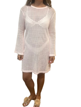 Long Bell Slv Mini Dress