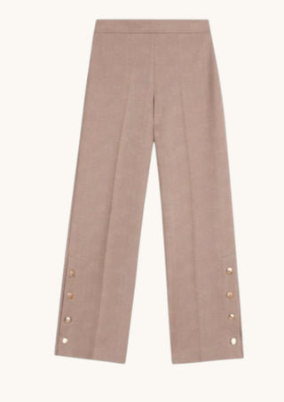 Straight Leg Camel Trousers