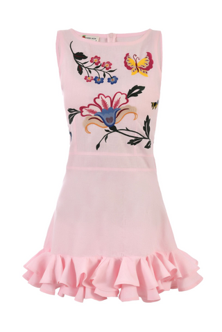 Flirt Mini Dress, Light Pink