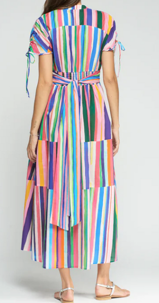 Mulitcolored Stripes Dress