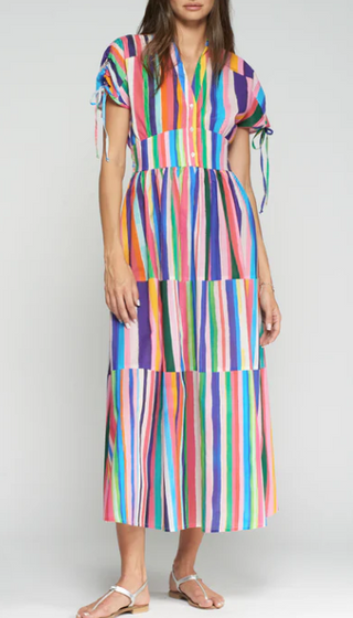 Mulitcolored Stripes Dress