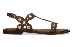 Canna Sandal, Dark Brown