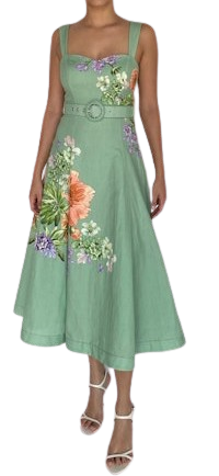 Cove Belted Midi Dress