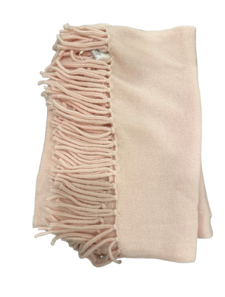 Fringe Scarf, Blush