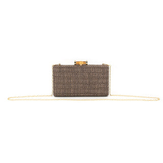 Bamboo Clutch, Chocolate