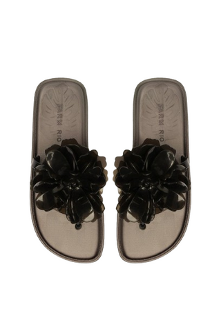 Studded Flower Jelly, Black