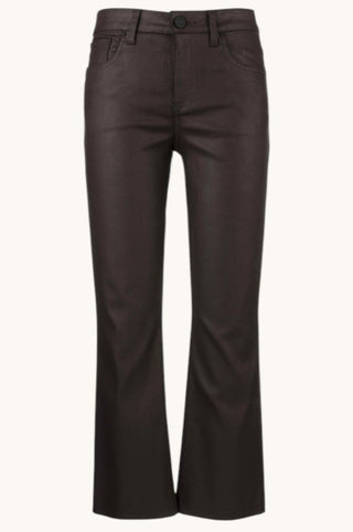 Kelsey High Rise Ankle Flare With Raw Hem