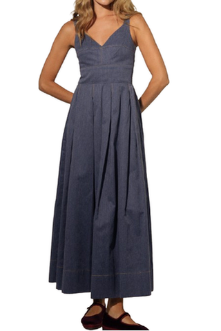 Selene Dress, Blue