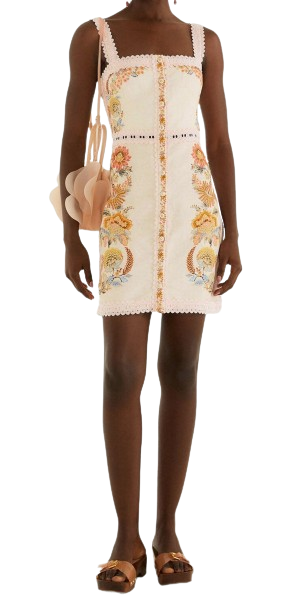 Ligia Light Pink Mini Dress