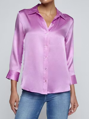 Dani Blouse, Vivid Violet