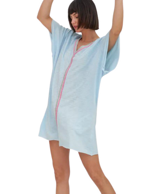 Pima Mini Abaya, Celeste