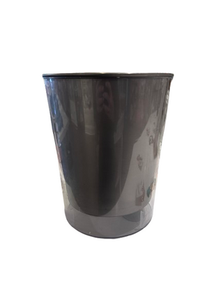 Silver Wallpaper Waste Basket