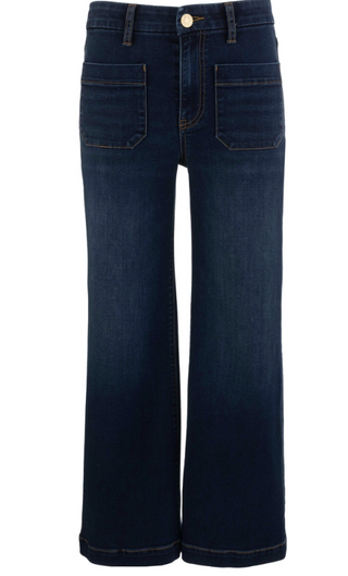 Meg High Rise Wide Leg W Patch Pkts Reg Hem