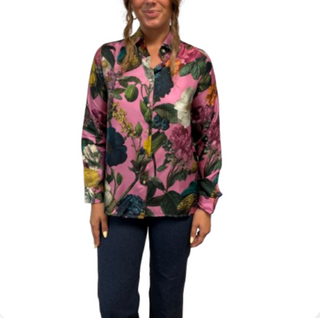 Floral Silk Blouse