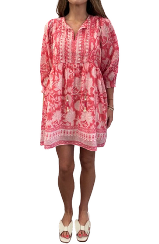 Katie Mini Dress, Strawberry