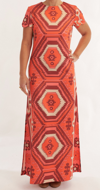 Malabar Dress - Kilim Maple
