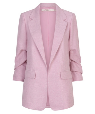 Linen Blazer, Rose