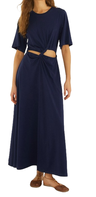 Dark Blue Midi Dress