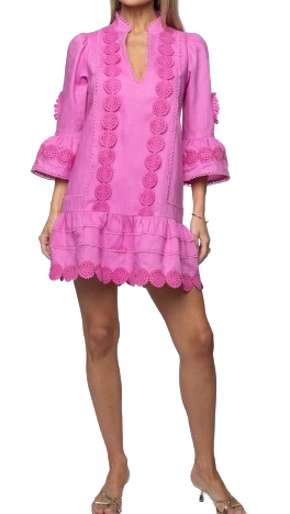 Clover Dress, Petal Pink