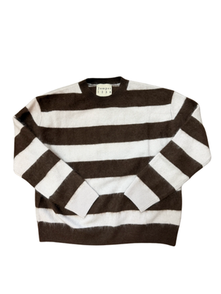 Brush Striped Crew