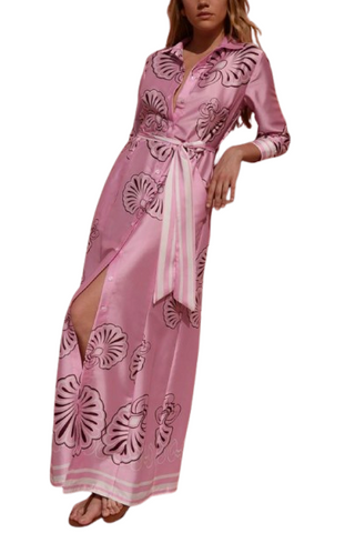 Tilos Maxi Dress, Flamingo