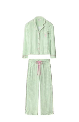 Palm Stripe PJ Set
