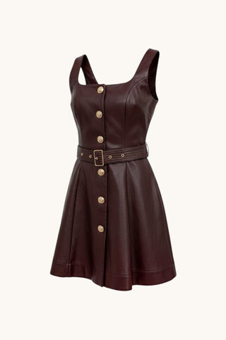 Jami Faux Leather Dress