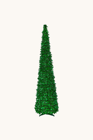 Green Tinsel Tree, Medium