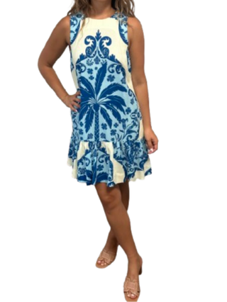 Sorella Dress, Mediterranean